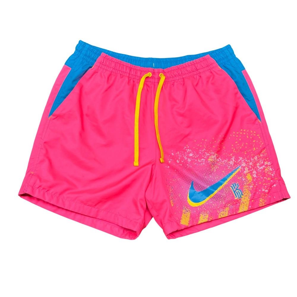 Size Large - Nike Kyrie Irving Swimming Trunks Pink Blue DA5993-615